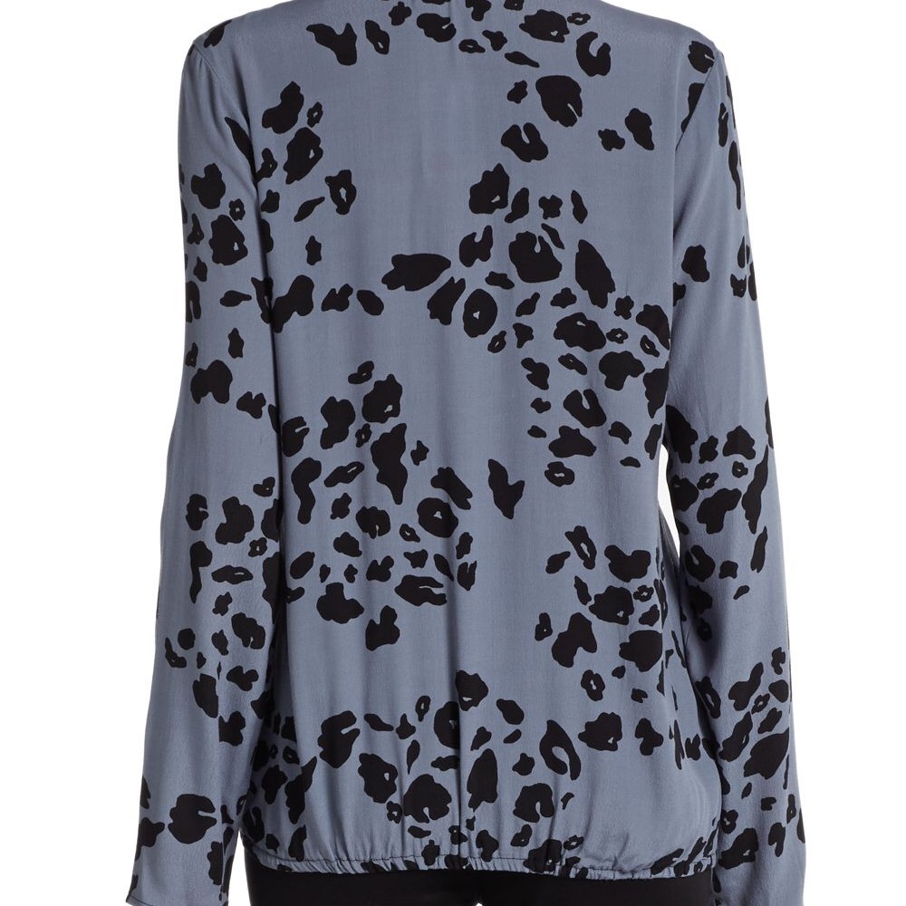 Sam & Lavi Maribella Leopard Print Faux Wrap